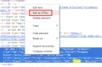 Dev Tools: Editar HTML